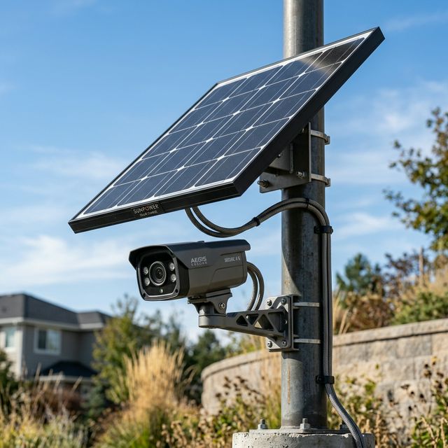 Kit Cámara + Panel Solar HD